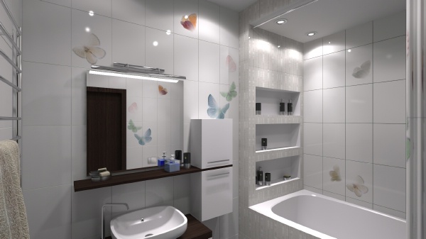 Дизайн-проекта ванной №1